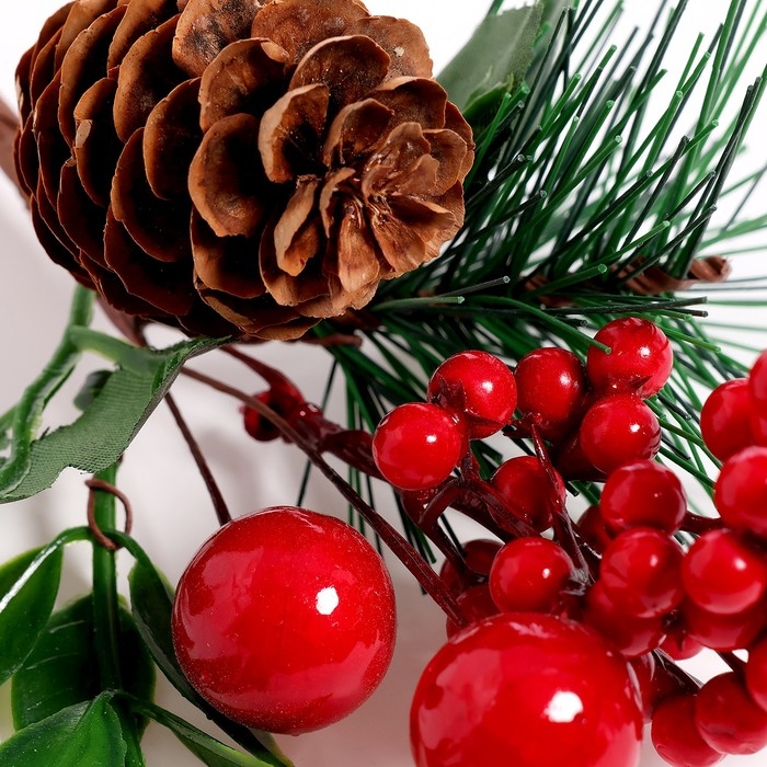 Новогодний декор «Зимние мечты», веточка, 20 × 10 × 5 см Новогодний декор «Зимние мечты», веточка, 20 × 10 × 5 см