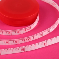 Сантиметровая рулетка портновская, 150 см (см/дюймы), цвет МИКС