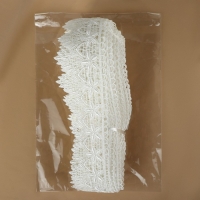 Кружево гипюровое, 49 мм &times; 11 &plusmn; 1 м, цвет айвори