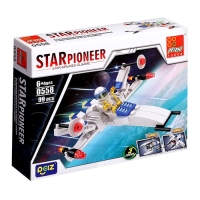 Конструктор Космос &laquo;Звездолёт&raquo;, 3 в 1, 99 деталей
