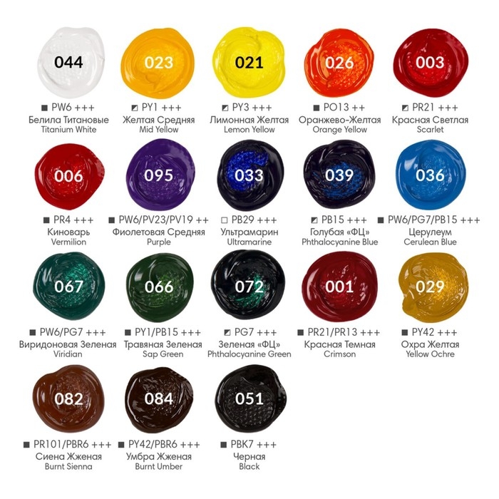 Краска акриловая, набор 18 цветов/20 штук х 22 мл, BRAUBERG ART DEBUT, 192299