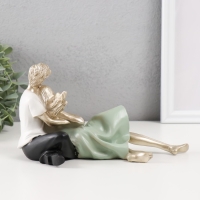 Сувенир полистоун "Влюблённая парочка" 11,5х21х9 см Сувенир полистоун "Влюблённая парочка" 11,5х21х9 см