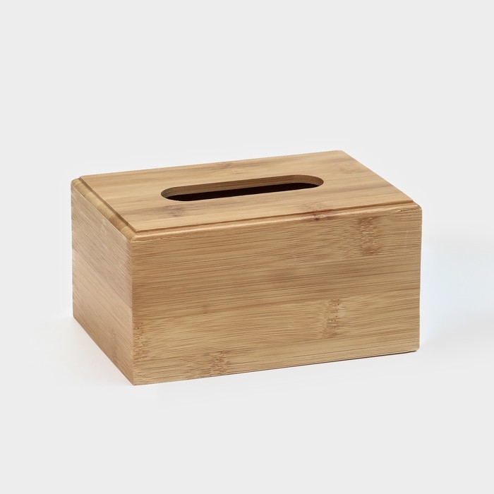 Салфетница Доляна &laquo;Комфорт&raquo;, 17&times;11&times;9 см, бамбук