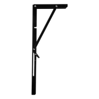 Кронштейн складной для столов и полок ТУНДРА, 2 шт, длина 450 мм, сталь цвет черный Кронштейн складной для столов и полок ТУНДРА, 2 шт, длина 450 мм, сталь цвет черный