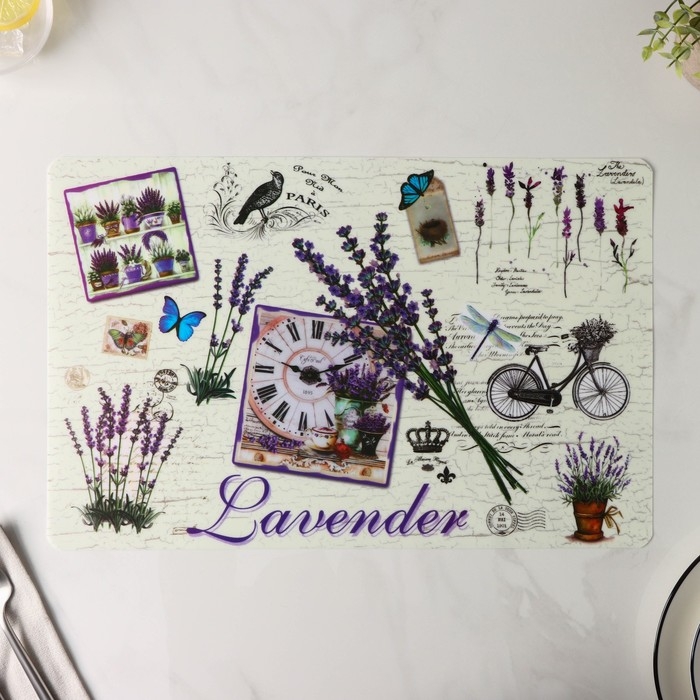 Салфетка сервировочная на стол Доляна «Лаванда», 42×29 см Салфетка сервировочная на стол Доляна «Лаванда», 42×29 см