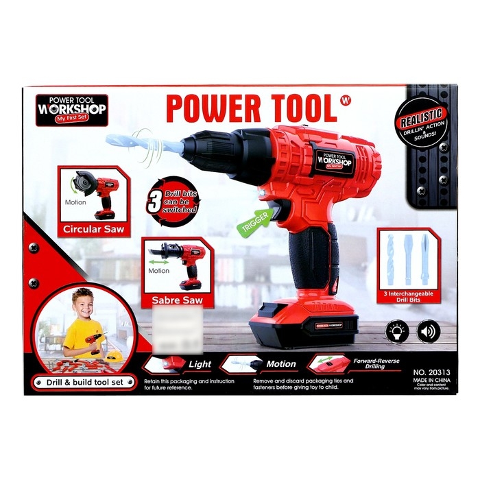 Шуруповёрт с насадками &laquo;Мастер на все руки&raquo;, насадка пила и лобзик в комплекте