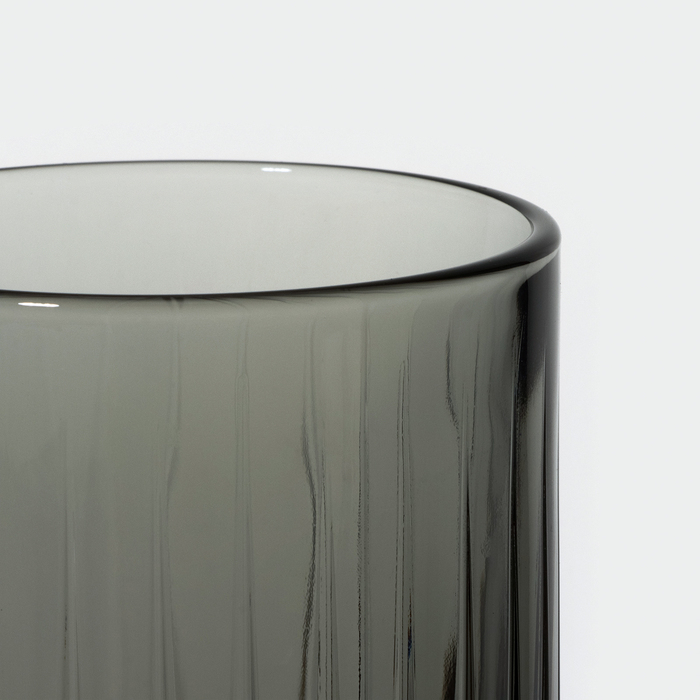 Набор стеклянных стаканов Elysia, 445 мл, 4 шт, цвет серый