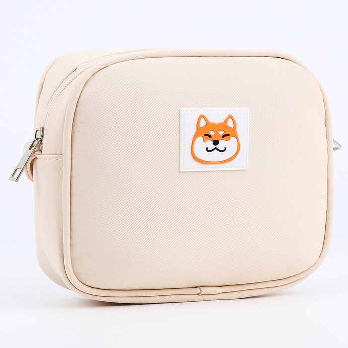 Сумка кросс-боди на молнии, цвет бежевый Сумка кросс-боди на молнии, цвет бежевый