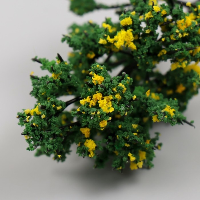 Искусственное растение для творчества пластик "Кассия" 12 см