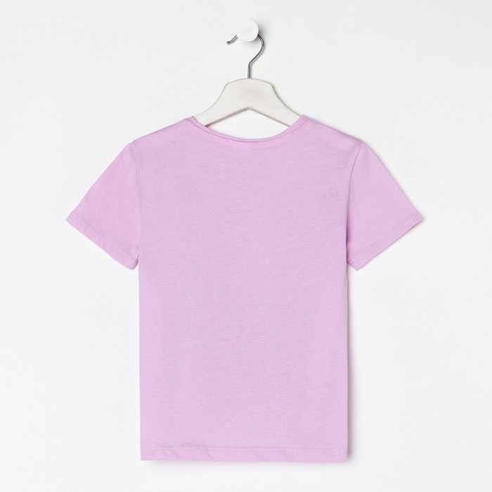 Футболка детская "Daisy" Disney, рост 122-128, лиловый