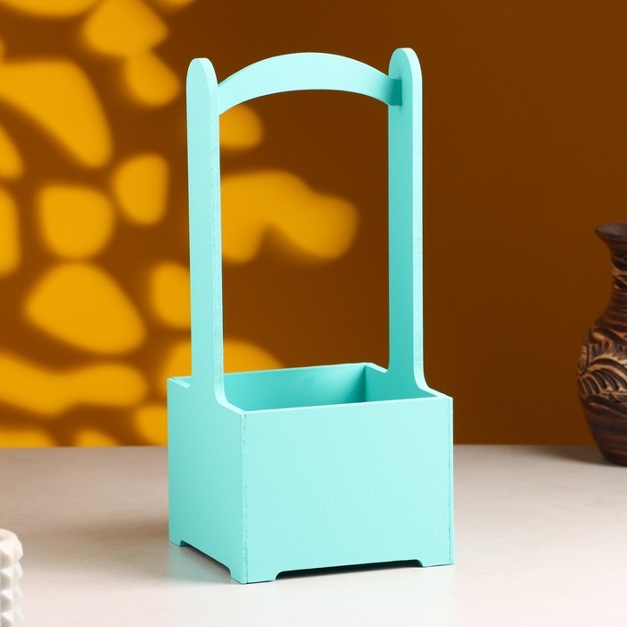 Кашпо - ящик деревянный 13,5х13,5х30 см Тиффани Кашпо - ящик деревянный 13,5х13,5х30 см Тиффани