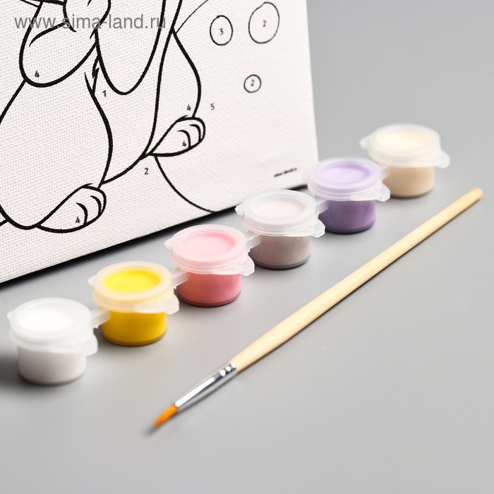 Картина по номерам для детей Картина по номерам для детей "Кошечка Мари" 21х15 см, Коты Аристократы