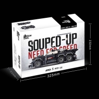 Конструктор Гонка &laquo;Тёмный бык&raquo;, 650 деталей