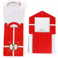 Коробка кондитерская с окном, сундук, «С Новым годом!», 20 х 20 х 20 см, Коробка кондитерская с окном, сундук, «С Новым годом!», 20 х 20 х 20 см,