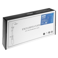 Душевая система ZEIN Z1009, смеситель, тропическая и ручная лейка, нержавеющая сталь, сатин Душевая система ZEIN Z1009, смеситель, тропическая и ручная лейка, нержавеющая сталь, сатин