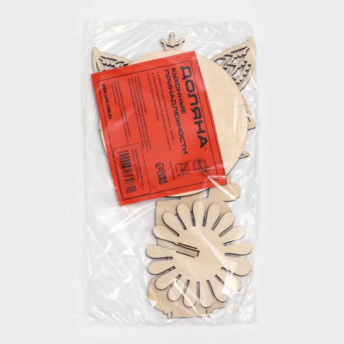 Салфетница деревянная &laquo;Волшебница&raquo;, 21&times;12&times;11 см