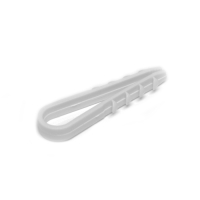 Дюбель-хомут ТУНДРА, для круглого кабеля, нейлоновый, 5-10 мм, белый, 100 шт Дюбель-хомут ТУНДРА, для круглого кабеля, нейлоновый, 5-10 мм, белый, 100 шт