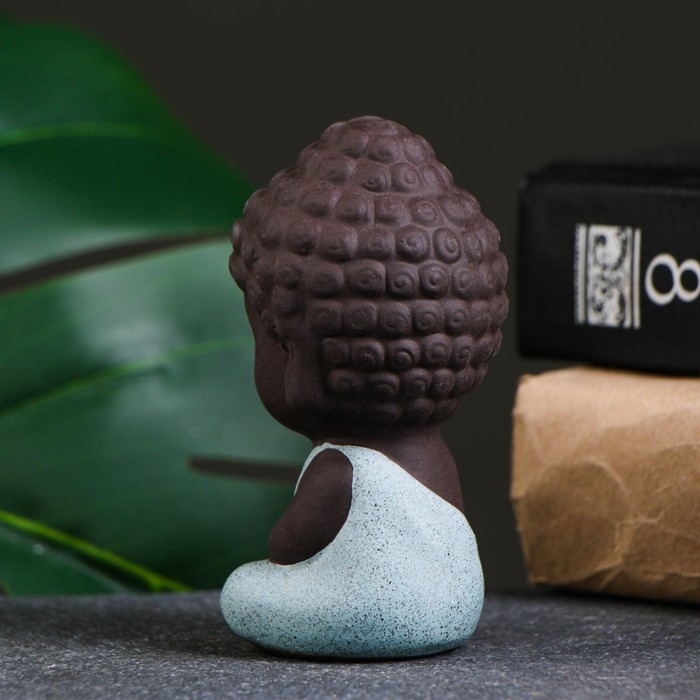 Фигурка Фигурка "Кудрявый Будда" 5х9см микс