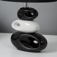 Настольная лампа 16876/1RD+WT E14 40Вт бело-черный 23х16х34 см RISALUX Настольная лампа 16876/1RD+WT E14 40Вт бело-черный 23х16х34 см RISALUX