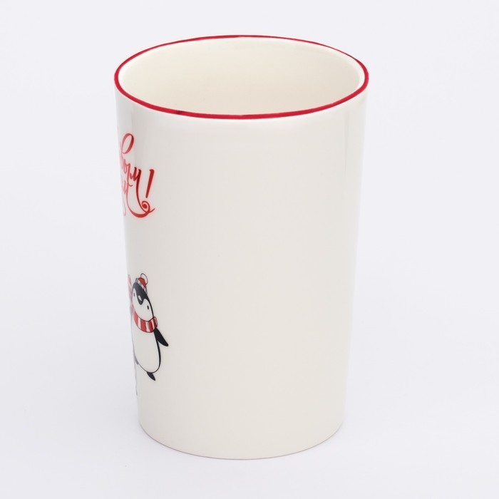 Новый год. Кружка &laquo;С Новым годом! Пингвинята&raquo;, 385 мл