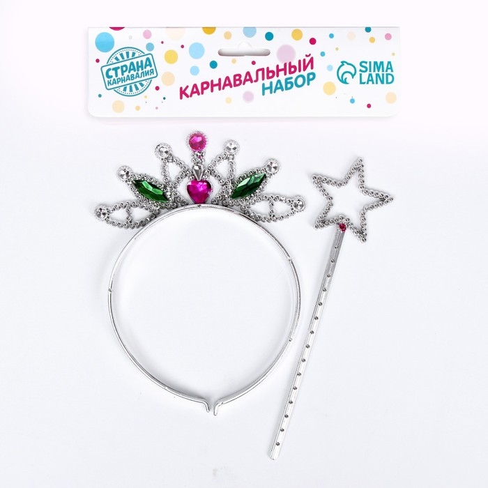 Карнавальный набор &laquo;Феи&raquo;, 2 предмета: жезл, ободок