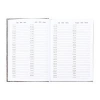 Ежедневник датированный 2025 A5 168 листов, Attomex. Arkona, твердая обложка, бумвинил с поролоном, ляссе,блок 70, серый Ежедневник датированный 2025 A5 168 листов, Attomex. Arkona, твердая обложка, бумвинил с поролоном, ляссе,блок 70, серый