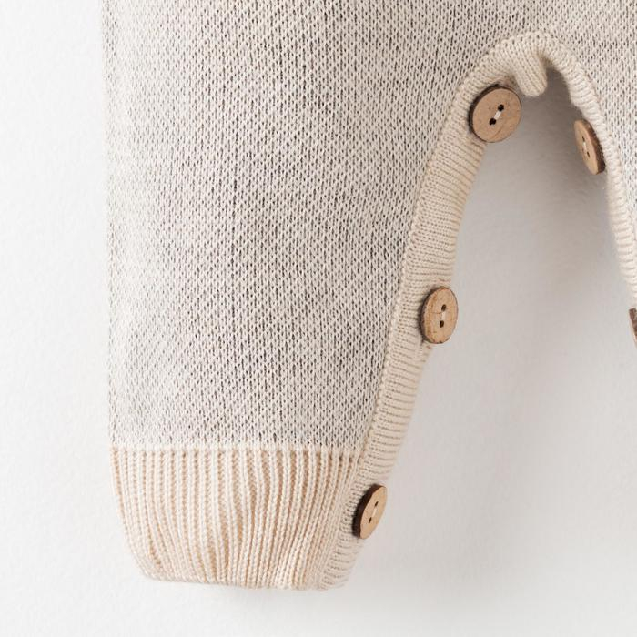 Комбинезон вязаный Крошка Я &laquo;Тигруля&raquo;, рост 86-92 см