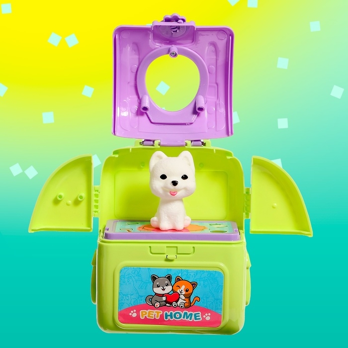 Игрушка-сюрприз «Любимый питомец» в рюкзачке, с аксессуарами, МИКС Игрушка-сюрприз «Любимый питомец» в рюкзачке, с аксессуарами, МИКС