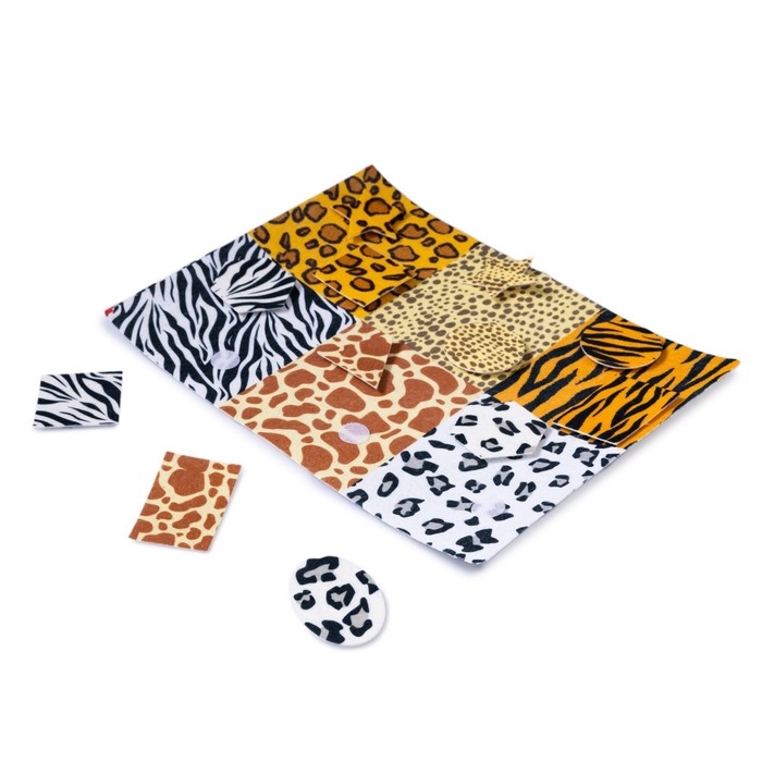 Игра на липучках &laquo;Методика Сегена&raquo;, набор №4, из фетра