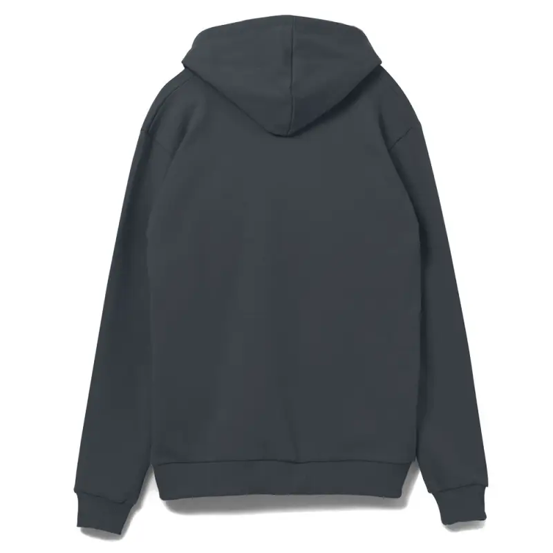 Толстовка на молнии с капюшоном Siverga Heavy 2.0, темно-серая (графит), размер 4XL