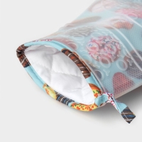 Рукавица для горячего Доляна &laquo;Пончики&raquo;, силикон, 29,5&times;18&times;1 см