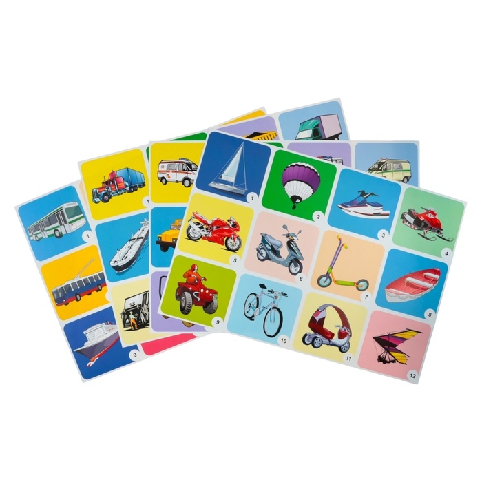 Набор плакатов Набор плакатов "Транспорт" с методическими рекомендациями, 4 плаката, А3