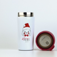 Термостакан с кнопкой "Новогодних чудес", 350 мл Термостакан с кнопкой "Новогодних чудес", 350 мл