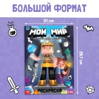 Раскраска &laquo;Мой мир&raquo;, 16 стр.