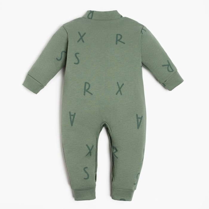 Комбинезон Крошка Я "NY", рост 62-68 см, цвет хаки