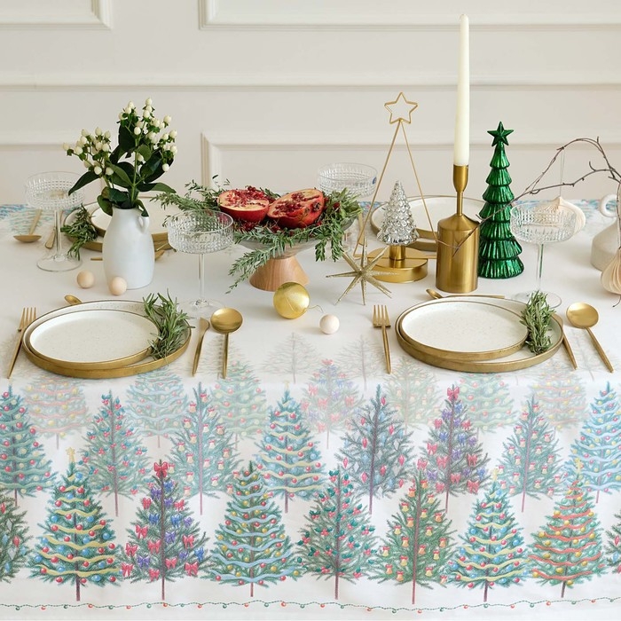Скатерть Этель &laquo;Сказочный лес&raquo;, 149х250 см, 100% хл, саржа 190 г/м2