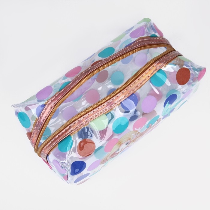 Набор косметичек для бассейна, 2 в 1, цвет золотой/разноцветный