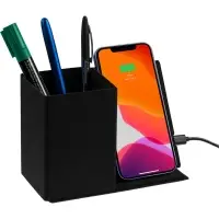 Настольный органайзер Midstream с зарядкой и стаканчиком для ручек Настольный органайзер Midstream с зарядкой и стаканчиком для ручек