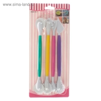 Набор инструментов для лепки из глины, пластилина, пластики, 4 штуки Набор инструментов для лепки из глины, пластилина, пластики, 4 штуки