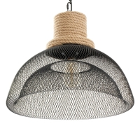 Люстра BayerLux "Райбен" 1хЕ27 черный 44х44х60см