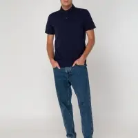 Рубашка поло мужская Virma light, темно-синяя (navy), размер 3XL