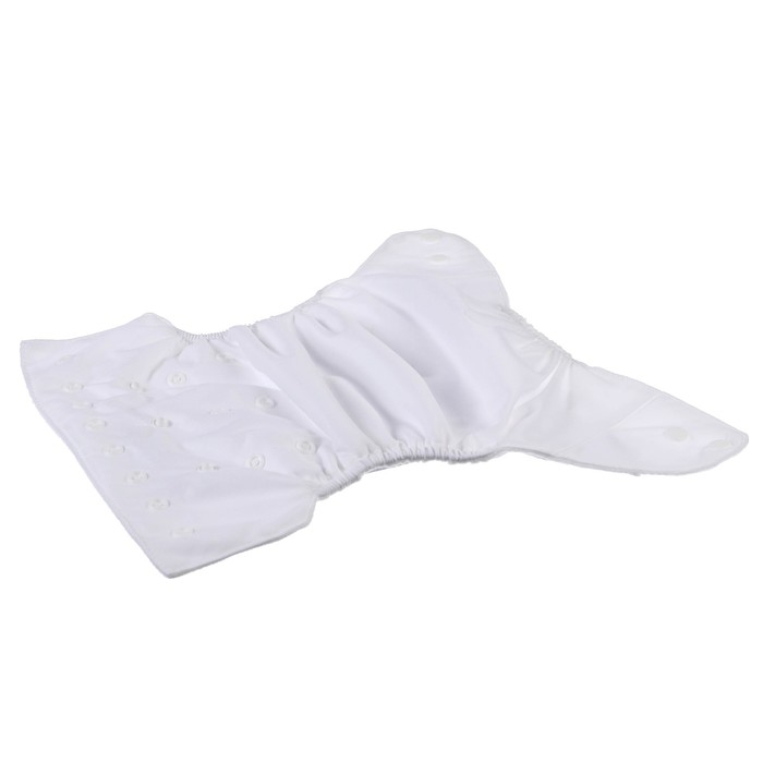 Многоразовый подгузник, 3-15 кг, цвет белый, Крошка Я Многоразовый подгузник, 3-15 кг, цвет белый, Крошка Я