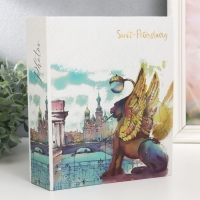 Фотоальбом на 200 фото 10х15 см, пластик. листы "SPb" Санкт-Петербург. Банковский мостик Фотоальбом на 200 фото 10х15 см, пластик. листы "SPb" Санкт-Петербург. Банковский мостик