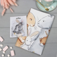 Набор "Светлая пасха" полотенце 40х73см, саржа 190гр/м2, формочки для печенья Набор "Светлая пасха" полотенце 40х73см, саржа 190гр/м2, формочки для печенья