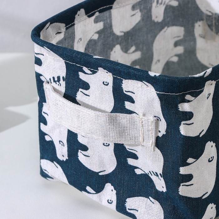 Органайзер для хранения с ручками &laquo;Медведи&raquo;, 20,3&times;16,5&times;13,3 см