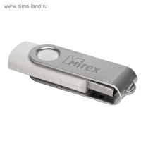 Флешка Mirex SWIVEL WHITE, 4 Гб, USB2.0, чт до 25 Мб/с, зап до 15 Мб/с, белая Флешка Mirex SWIVEL WHITE, 4 Гб, USB2.0, чт до 25 Мб/с, зап до 15 Мб/с, белая