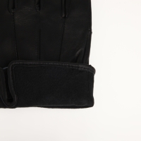 Перчатки мужские, безразмерные, с утеплителем, цвет чёрный Перчатки мужские, безразмерные, с утеплителем, цвет чёрный