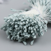 Тычинки для цветов "Серо-голубой" набор 360 шт длина 6 см