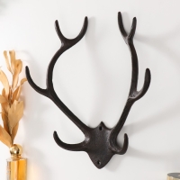 Крючки декоративные чугун "Рога оленя" 32х27,7х9,2 см Крючки декоративные чугун "Рога оленя" 32х27,7х9,2 см