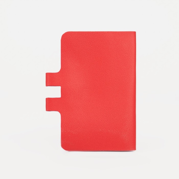 Визитница на кнопке на 24 карты, цвет красный Визитница на кнопке на 24 карты, цвет красный